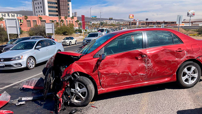 Se registra segundo choque este lunes en Fray Junípero Serra, de Querétaro capital 