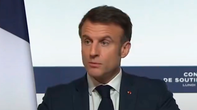 Llama Macron a aliados de Ucrania a 