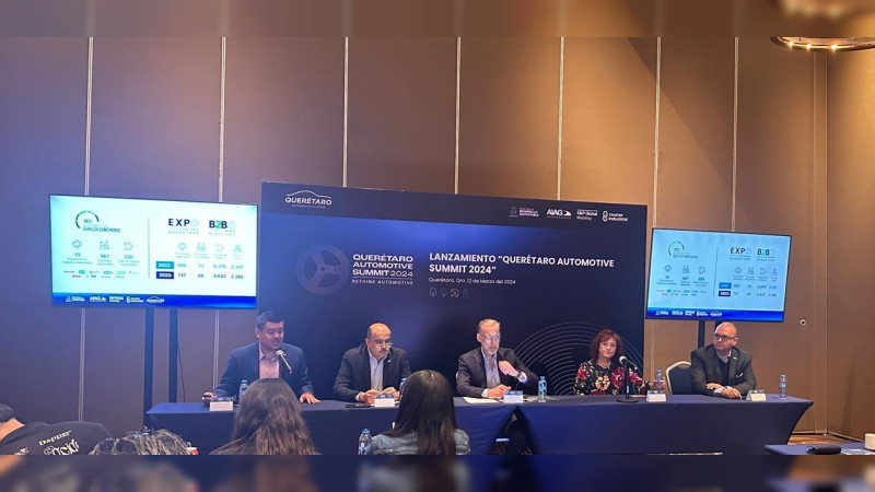 Sector automotriz reunirá a proveedores en el Querétaro Automotive Summit 2024