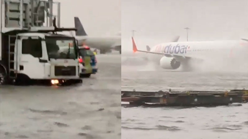 Aeropuerto Internacional de Dubái suspende vuelos por lluvias torrenciales