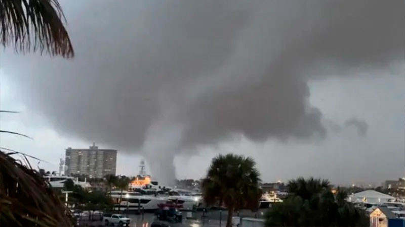 Emiten alerta por tornado en el sureste de Nebraska