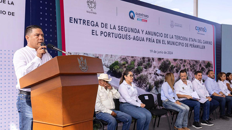 Entregan Segunda Etapa de un Camino en Peñamiller  