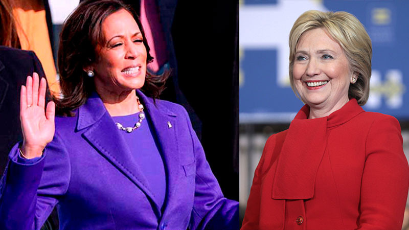 Hillary Clinton confía en que Kamala Harris romperá el techo de cristal