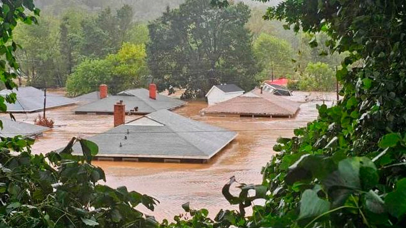 Huracán 'Helene' deja saldo de 93 muertos en sureste de EEUU