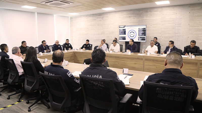 Encabeza SSC la primera reunión de coordinación operativa, en Querétaro 