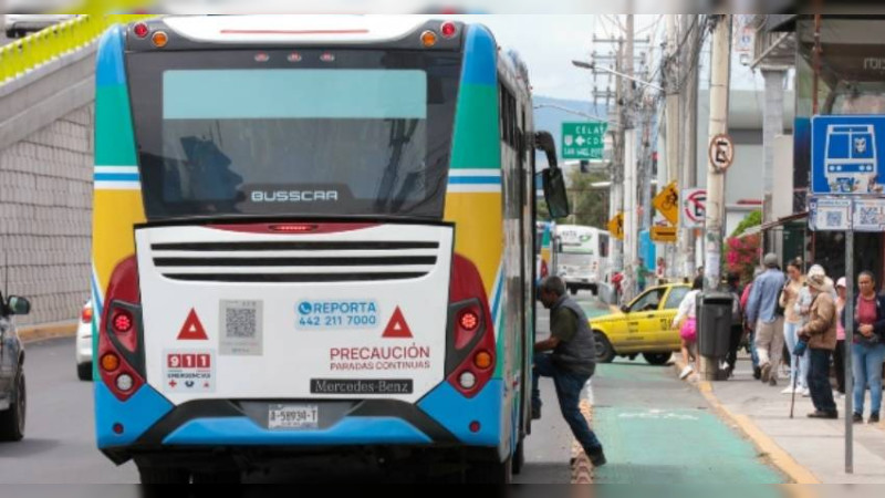 Llegan 34 nuevos autobuses al sistema de transporte público Qrobus