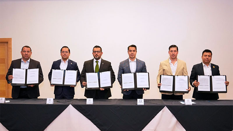 Firman convenio municipios de Querétaro, para fortalecer la seguridad en bares y restaurantes