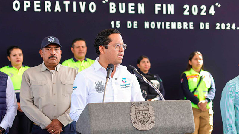 Garantiza Chepe Guerrero seguridad durante el Buen Fin 2024 en Corregidora, Querétaro